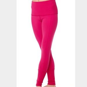 Karma Pink High-Waisted Leggings for Active Comfort